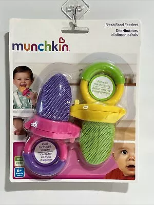 2017 Munchkin Fresh Food Feeder Pack Of 2 NEW ON CARD FREE S/H • $14.99