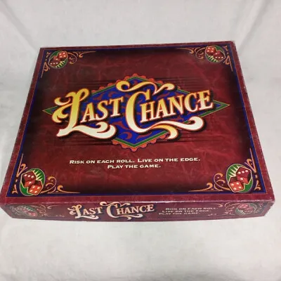 $24.99 • Buy Last Chance Dice Rolling Board Game Milton Bradley Vintage 1995 100% Complete