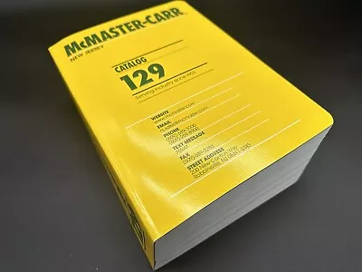 McMaster-Carr Catalog 129 New • $89.99