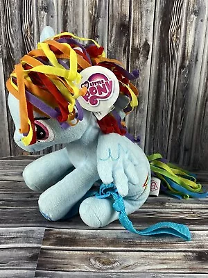 2014 Hasbro My Little Pony MLP Pegasus Rainbow Dash Plush Backpack W/ Tag- 12  • $13.29
