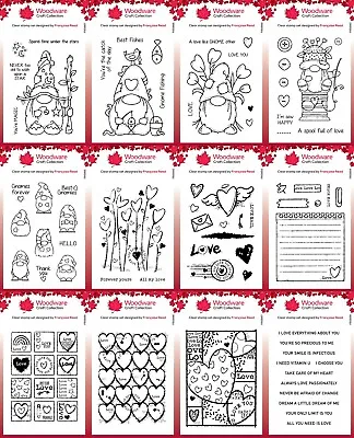 £6.50 • Buy Woodware Clear Stamps - November - By Francoise Read - Creative Expression