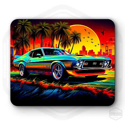 Ford Mustang Mach American Classic Car Mouse Pad | Fan Art • $15.99