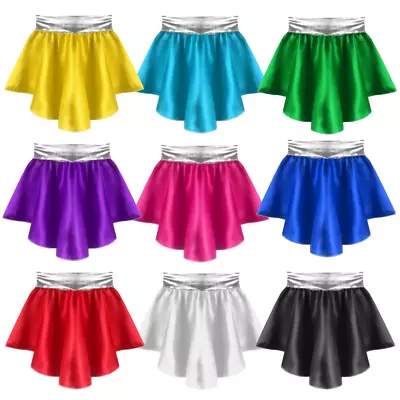 £10.99 • Buy SUPERHERO Super Woman Supergirl SATIN & SILVER SKIRT Womens Fancy Dress Costume