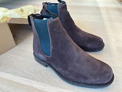 Timberland Torrance Brown Suede Chelsea Boots (mens US 10.5m) • $99