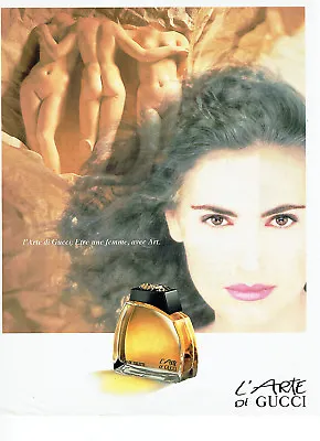 1991 Advertising Advertising 108 Eau Toilette Women's L'Arte Di Gucci • $3.20