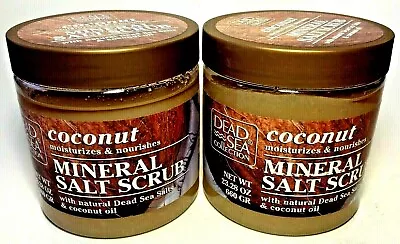 (2 Pack) Dead Sea Collection COCONUT Salt Scrub With Coconut Oil 23.2 Oz • $24.95