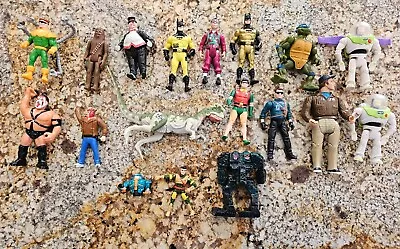 Vintage Toy Lot 80s 90s TMNT Toy Story Wwf Jurassic Park Batman Star Wars  • £96.37