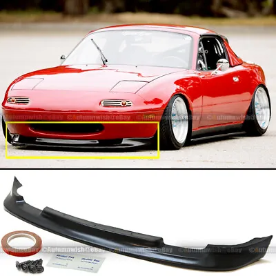 For 90-97 Miata MX-5 GV Style PU Front Bumper Chin Lip Body Kit Ground Effect • $47.90