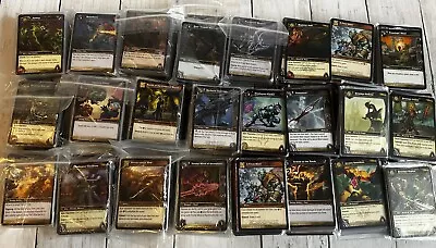 World Of Warcraft Card Lot 8.6 POUNDS Cards ALL Sleeved MINT Organized WoW • $150