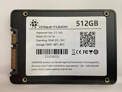 128GB 256GB 512GB Sata III 2.5 Internal Solid State Drive Fast SSD For Laptop PC • £29.99