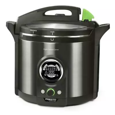 $226 • Buy New In Box Presto Precise 02144 12Qt Digital Pressure Canner - Black