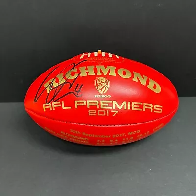 $495 • Buy AFL RICHMOND TIGERS DUSTIN MARTIN HAND SIGNED SHERRIN AFL 2017 PREMIERS Red