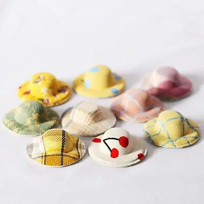 9Pcs 1/12 1/6 Dollhouse Miniature Hats Doll Accessories Decoration For Lady • $7.31