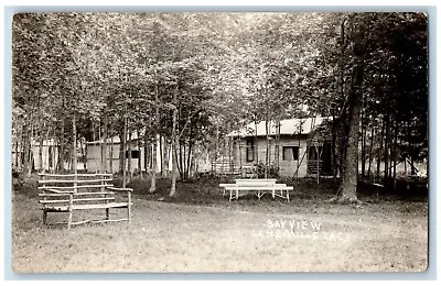 Bayview Minnesota MN Postcard RPPC Photo Mille Lacs Cabins C1910's Antique • $29.95