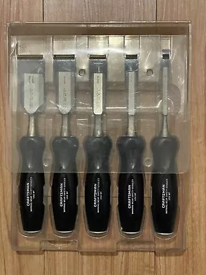 Craftsman USA WF 5 Piece Wood Chisel Set 1/4” To 1-1/4” Forged Alloy Steel • $49.99