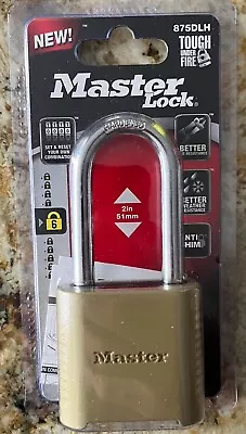 Master Lock Outdoor Combination Lock  2 Inch ￼Shackle 875DLH. • $13.99