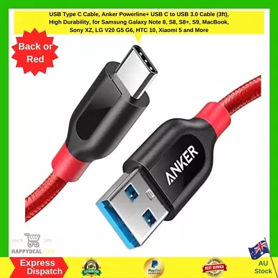 $25.99 • Buy USB Type C Cable, Anker Powerline+ USB C To USB 3.0 Cable (3ft), High Durability