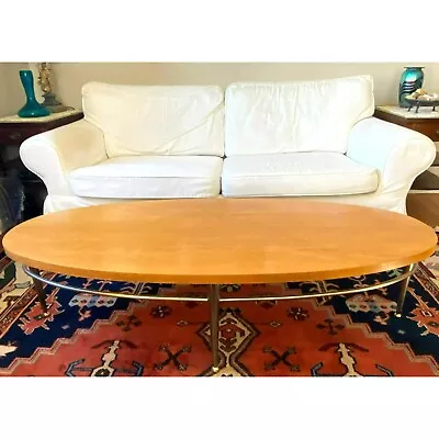 Ethan Allen MCM Surfboard Coffee Table Mid Century Danish Modern Scandinavian • $524.25