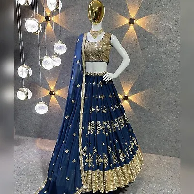£47.99 • Buy Lengha Wear Bollywood Indian Wedding Party Pakistani New Designer Lehenga Choli