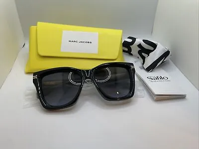 Marc Jacobs MJ 1000/S Sunglasses Women Black Square 54mm New 100% Authentic NWT • $79