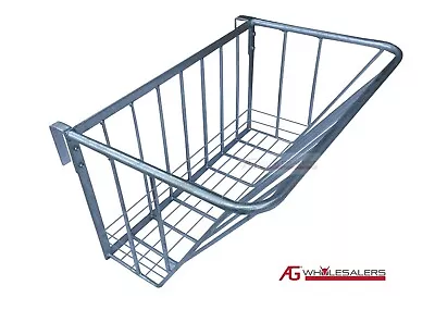 Hay Rack Heavy Duty Strong Rail & Wall Mount For Horse Sheep Goat Hay Feeder • $94