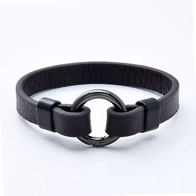 Men Shackle Paracord Bracelet Leather Rope Chain Bangle Women Survival Bracelets • $10.79