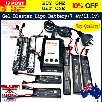 Lipo Battery 11.1V/7.4V B3 Balance Charger Gel Blaster Toy For JM Gen 8 Gen 9 J9 • $22.95