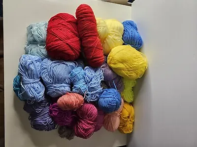 Knitting Yarn Wool Acrylic Bulk Lot • $20