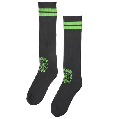 Creature WEB LOGO TALL Skateboard Socks 1 PAIR BLACK • $11.50