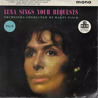 Lena Horne Lena Sings Your Requests No. 2 UK 45 7  EP +Picture Sleeve • $3.78