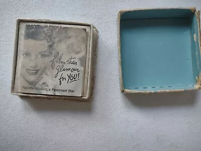 Vintage WOODBURY Face Powder Windsor Rose 1/2 Oz NOS W/ Leaflet Paulette Goddard • $12