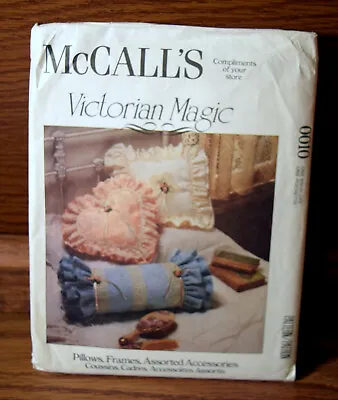 McCalls 0010 Victorian Magic Pillows Frames Baskets Boxes Sewing Pattern  • $7.50