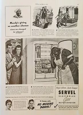 1941 Servel Electrolux Gas Refrigerator Vintage Ad Mandys Giving Another Chance • $14.95