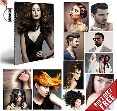 HAIR SALON HAIRDRESSER BARBER HAIRSTYLE POSTER Selectable 30 A4 HQ Art Print • £4.49