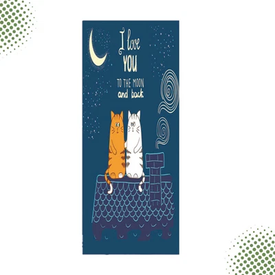 £20.95 • Buy  Vivid Pattern Eco-friendly Door Mural Art Sticker Removable Self Adhesive Wall