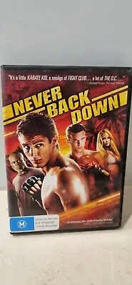Never Back Down (DVD 2008) Region 4 • $4.99