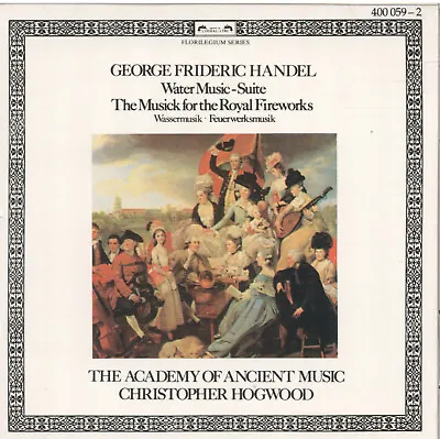 Christopher Hogwood - George Frideric Handel - Water Music-Suite The Musick For • £6.19