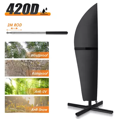 £7.18 • Buy 420D Oxford Parasol Banana Umbrella Cover Cantilever Outdoor Garden Patio Shield