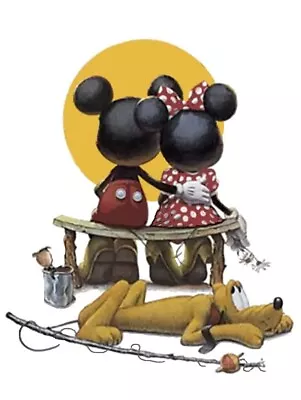 Mickey And Minnie Mouse ''Puppy Love''_ Cross Stitch Pattern • $9.99