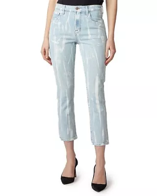 J BRAND Womens Jeans Ruby Cropped Painted Gigi Blue Size 26W JB002891  • $76.49