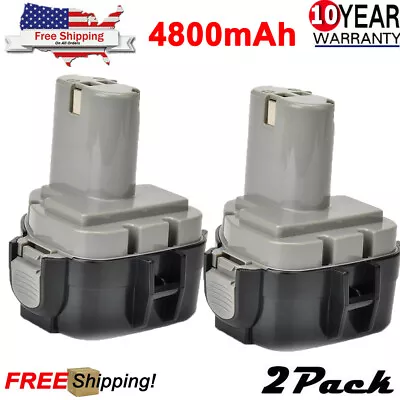 2x PA12 12V 4.8Ah For MAKITA Battery 1220 Ni-Mh 1222 1200 1233 1201 1234 5091D • $25.89