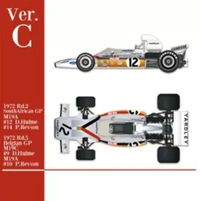 MFH Model Factory Hiro 1/43 McLaren M19A 1972 Ver.C Multi Material Kit • $200.99