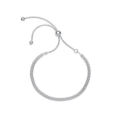 Fancy Link Friendship Bracelet 7  Sterling Silver • £42.85