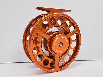 Galvan Rush Light R-5LT Size 5/6 Fly Reel - Color Burnt Orange - NEW • $335