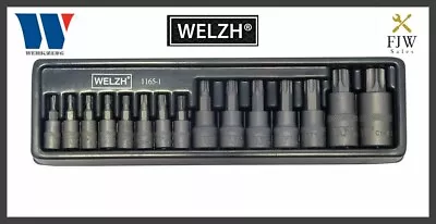 Welzh Werkzeug - Impact - T-Star Torx - T6 - T70 Socket Set - 15Pc S2 STEEL • £26.95