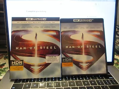 Man Of Steel 4kultra +Blu Ray W/ RARE OOP Slipcover 2013 Zack Snyder PLS READ! • $44.99