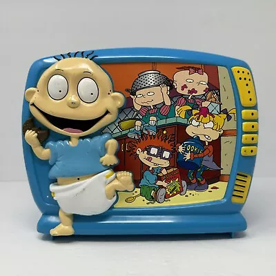 VTG 90’s Rugrats Lunchbox Blue Nickelodeon Pack Case Tommy Chuckie Angelica • $14.99