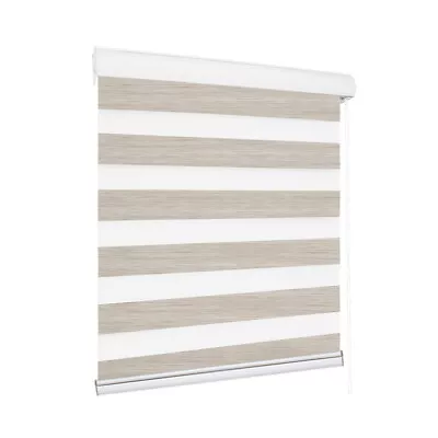 Blackout Zebra Roller Blind Curtains 120x210 Beige Marlow • $80.98