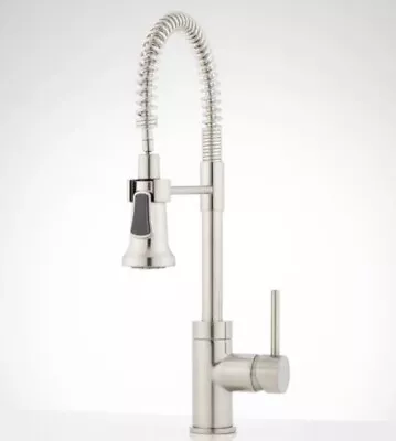 Signature Hardware Presidio 1.75 Gpm Pull-Down Kitchen Faucet Stainless Steel • $275