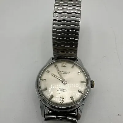 Vintage Bulova Caravelle Water Resistant 17 Jewels Mens Watch Automatic Works • $125